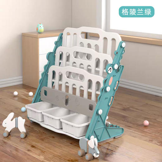 Inhe儿童绘本架颜色随机 商品图0