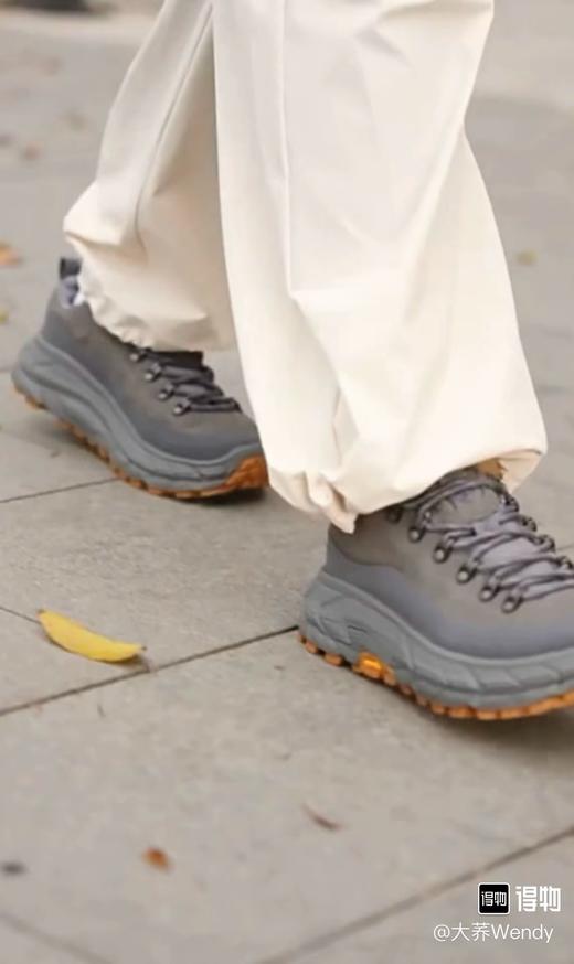 HOK@ ONE 全头层皮舒适减震耐磨抗冲击低帮城市通勤越野跑步鞋 Z-15652 商品图9