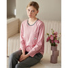 芬腾防凸点女士睡衣春秋季带胸垫纯棉长袖套装休闲加大码家居服 商品缩略图3