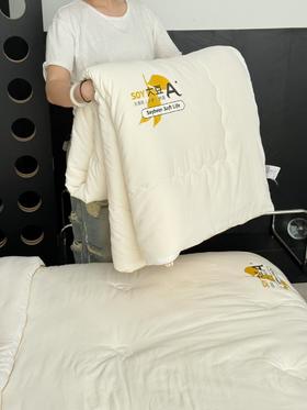 【李官奇正品授权的大豆被】整张芯填充 轻盈不压身. 表面有细软的绒毛，使用更贴身保暖-CC