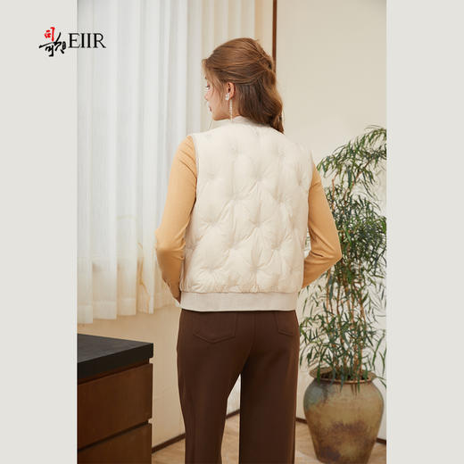 司歌马甲外套秋冬拉链女保暖休闲Y901172X 商品图3