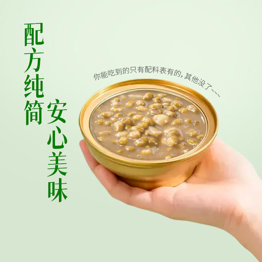 【甄选】营养代餐粥  十年陈皮绿豆沙 水洗沙细腻顺滑口感丰富 甄选地道好食材 安心配方 老幼皆宜 商品图3