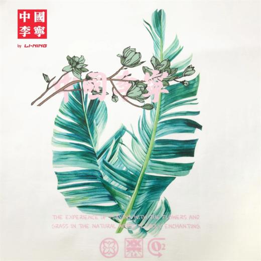 中国李宁男女同款宽松短袖文化衫AHSV645 商品图6