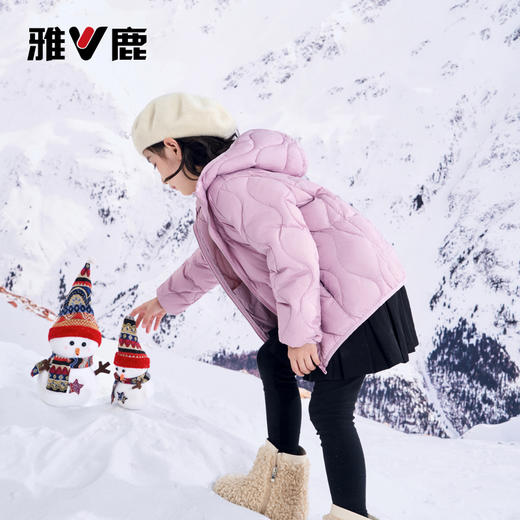 雅鹿轻薄儿童羽绒服、羽绒裤（2件立减8元，尺码根据详情测量选择，童装尺码较小，建议选大1-2码） 商品图3