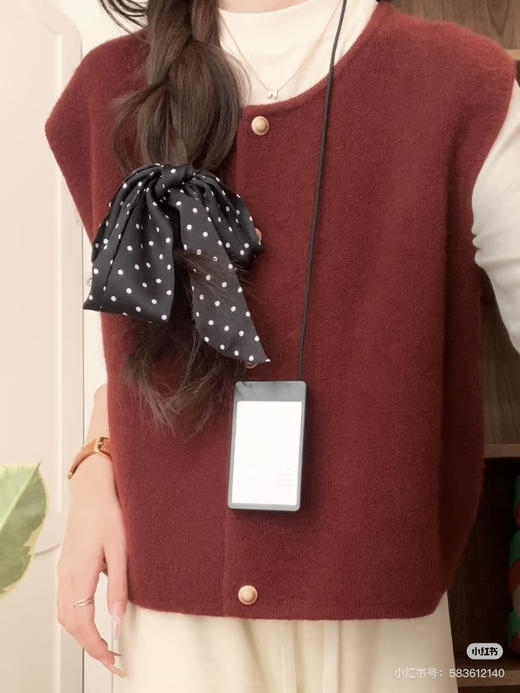 新年红金扣马甲 商品图3