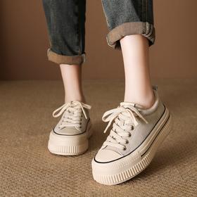 FR 85232板鞋厚底超软系带低帮鞋真皮休闲鞋