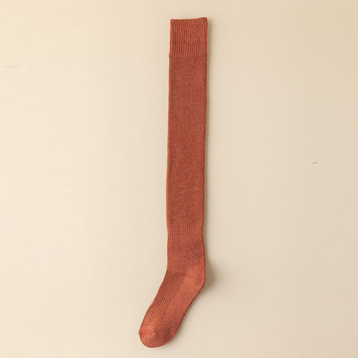 远离老寒腿！【毛圈过膝压力袜】精选精梳棉材质 内里加厚蓄热保暖 外层抗起球 40S纱线更耐穿耐磨 高弹面料 瘦腿不膈脚 （均码） 商品图6