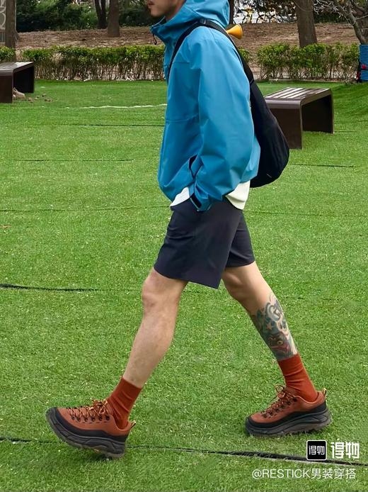 HOK@ ONE 全头层皮舒适减震耐磨抗冲击低帮城市通勤越野跑步鞋 Z-15652 商品图3