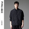 PINLI品立新款工装宽松休闲夹克潮牌黑色时尚休闲男外套B243104037 商品缩略图0