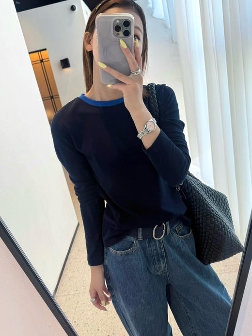 韩国设计师品牌假两件打底衫10082 商品图4