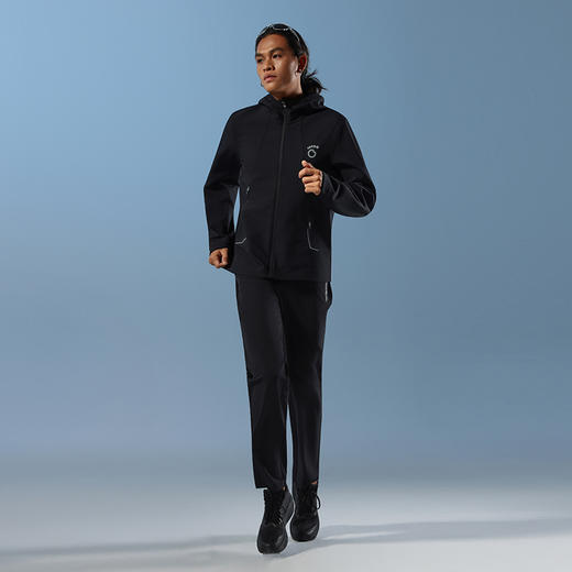 软壳外套5代+软壳裤3代 防风 防泼水 外套抗静电 远红外升温  裤子防风 -5度跑步套装 商品图1