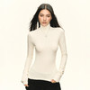 Ariseism 美式复古小高领烫钻长袖T恤女秋季新款修身打底上衣 商品缩略图2