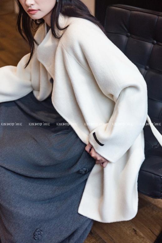 【门店同款】ENJOY冬季““暖冬知性““一粒扣立领腰带大衣“ 166295689 商品图4