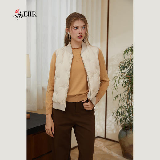 司歌马甲外套秋冬拉链女保暖休闲Y901172X 商品图4