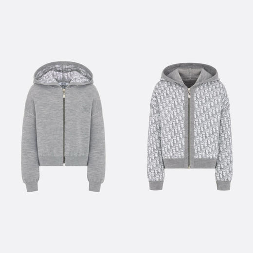 DR-K （童装）双面连帽拉链开衫 商品图0