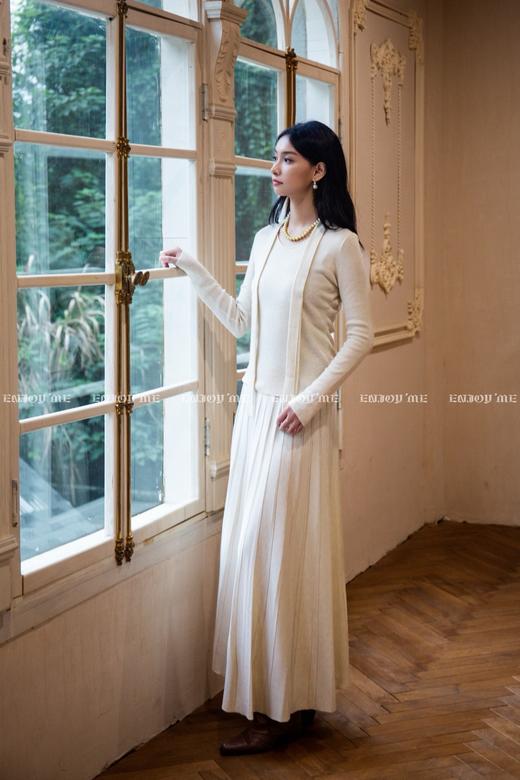 【门店同款】ENJOY冬季“暖冬知性”百搭百褶半裙 166893769 商品图0