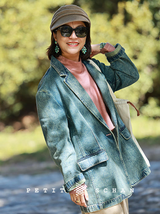 PETIT SCHAN小闪 #089 Jane Eyre 简爱 复古文艺感堆褶针织报童帽 商品图1