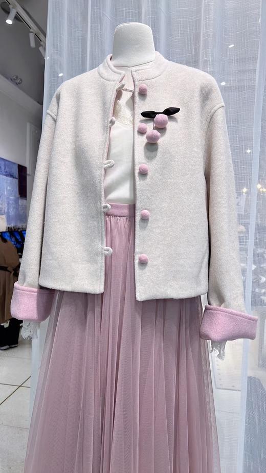 【门店同款】ENJOY冬季云敛“暖冬雅致”新中式挂件羊毛外套 167044718 商品图1