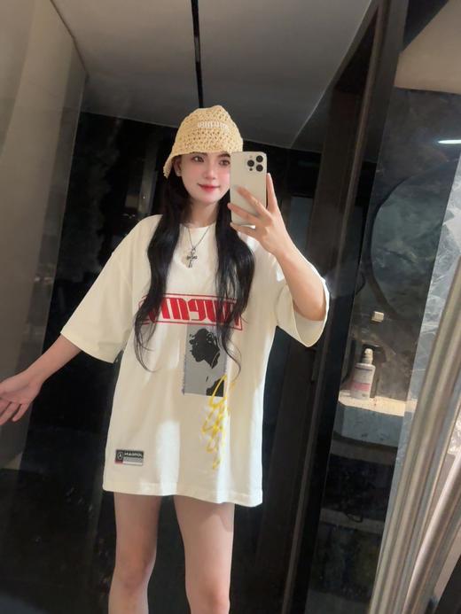 乔家精选美式舒适运动圆领宽松套头T恤男女同款恤（HJ2367） 商品图8