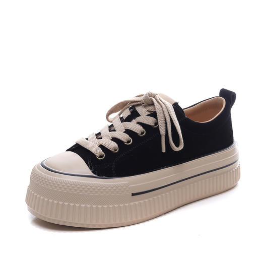 FR 85232板鞋厚底超软系带低帮鞋真皮休闲鞋 商品图4