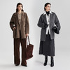 棉仓367666004-羊绒中长双排扣大衣 商品缩略图4