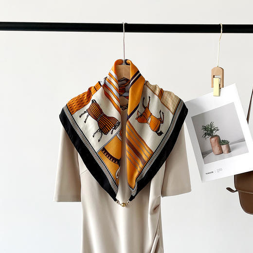 【YW】无忧购【甄选】25元2件，29元3件磁吸扣丝巾懒人吊坠围巾护颈保暖高级感围脖（截单后3-5天发货) 商品图6