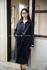 【门店同款】ENJOY冬季“暖冬知性”格纹翻领长款大衣 166695720 商品缩略图2
