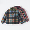 2025秋冬新款儿童双面穿羽绒内胆男女中大童翻领格子厚外套 商品缩略图2