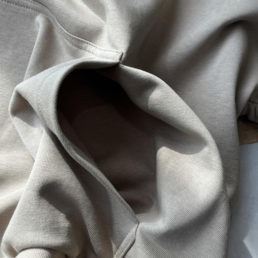 耐家连帽套头宽松柔软透气纯棉落肩袖长袖卫衣（HJ1817） 商品图7