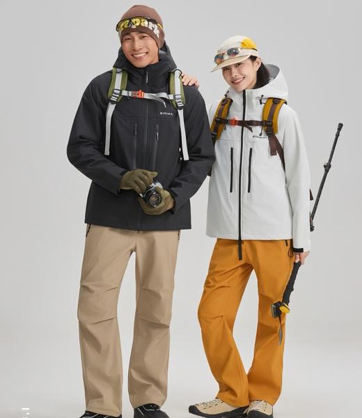 老米优品🎈3-5天！大爱自留款《情侣款，3合1羽绒冲锋衣☀ 防风防水加厚机能户外冲锋衣》品质过硬！3合1设计，一件多穿！防风防雨，硬核户外夹克外套！WT251008A 商品图1