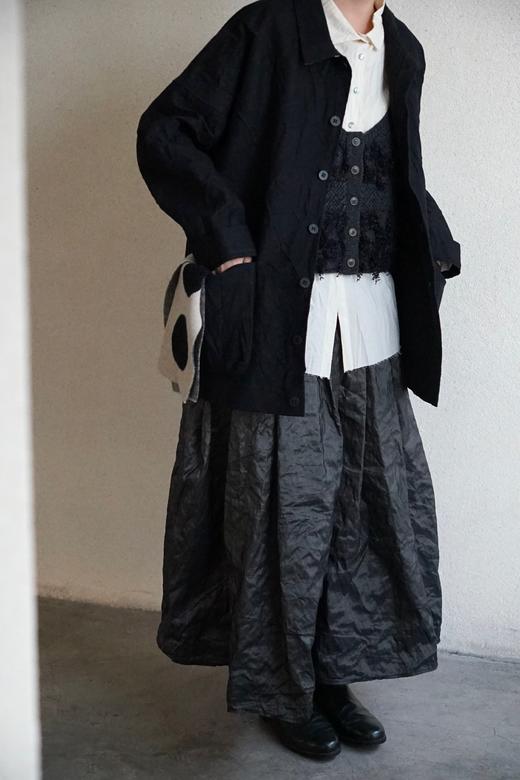 Album di famiglia U4244褶皱肌理外套 商品图7