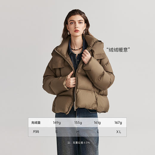 棉仓366615014-压胶泡芙鹅绒服 商品图3