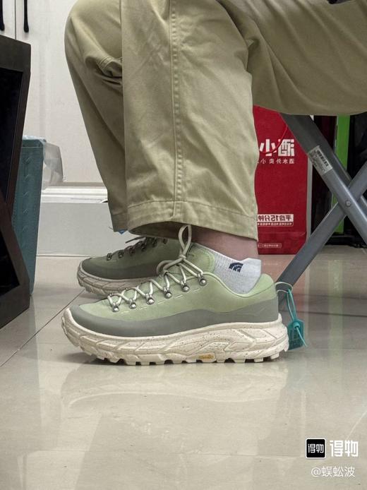 HOK@ ONE 全头层皮舒适减震耐磨抗冲击低帮城市通勤越野跑步鞋 Z-15652 商品图6