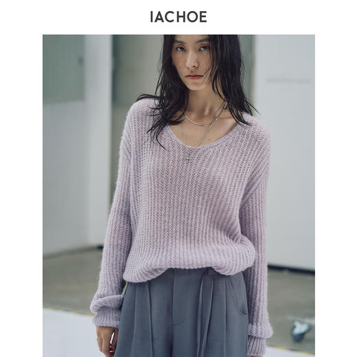 棉仓3661505008-含马海毛毛衣 商品图3