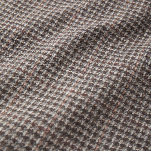 ROMI STUDIO100%羊毛千鸟格纹质感高腰微A直身半裙RWCWXG6310 商品图3