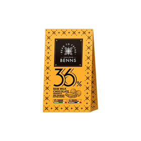 36g贝纳丝36%榛子黄油薄脆牛奶巧克力