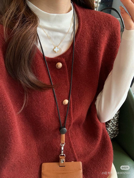 新年红金扣马甲 商品图1