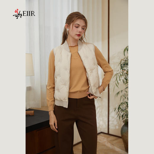 司歌马甲外套秋冬拉链女保暖休闲Y901172X 商品图2