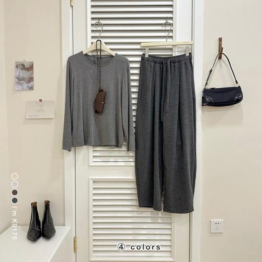 老米优品🎈3-5天发！《奶油绵羊毛糯米萝卜裤》显瘦松弛暖绒裤！像裹了团云朵在腿上，软乎乎的触感，连行走都成了与秋日的温柔相拥。 K251008A 商品图1