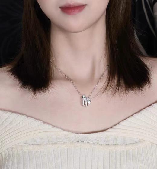 D100822绿色宝石点亮眼眸长度可以调节灵蛇项链 商品图5