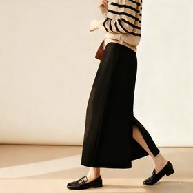 梦惠妮【赫本风醋酸羊毛半身裙】柔软亲肤 百搭显贵 遮肉藏胯 日常出行