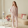 芬腾女士睡衣秋冬季海岛绒开衫长袖套装纯色休闲防静电家居服冬天 商品缩略图1
