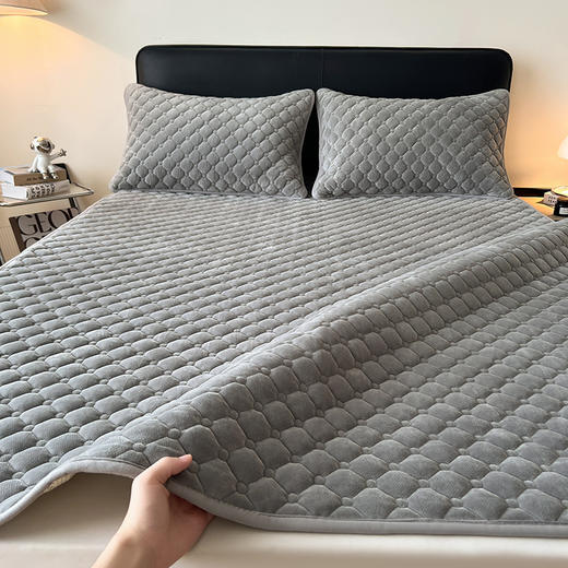 自然醒德芙绒抗菌保暖床褥LN 商品图6