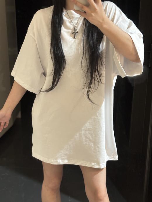 巴黎家简约圆领韩系通勤风宽松棉T恤 商品图10