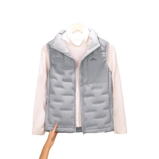 丁摩 户外轻薄羽绒马甲女短款立领背心2661 商品图4