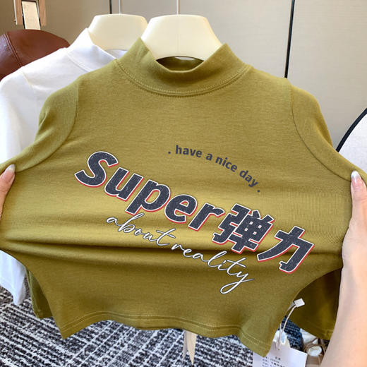 【儿童羊绒半高领打底衫】秋冬新款 内搭高弹长袖男童女童宝宝打底T恤  商品图2