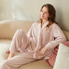 芬腾女士睡衣秋冬季海岛绒开衫长袖套装纯色休闲防静电家居服冬天 商品缩略图3