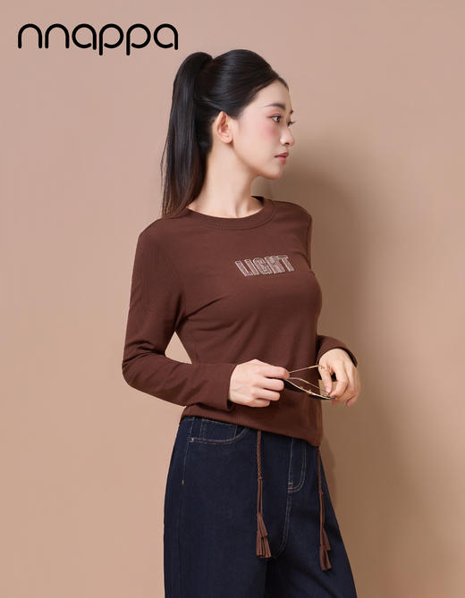 LIGHT绣花女打底衫CA7404 商品图1