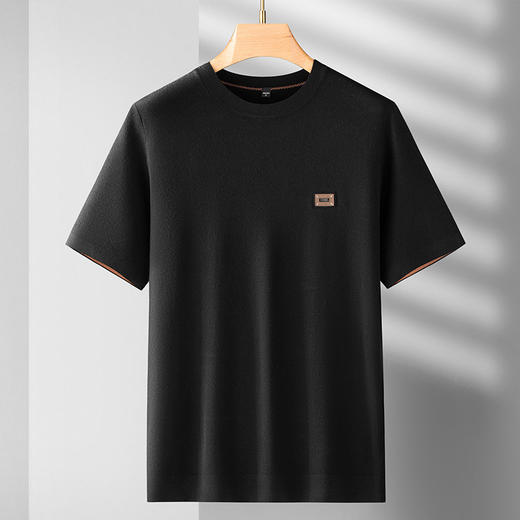 【DDS】大依优型大码男装秋冬款毛衣针织短袖圆领打底衫半袖商务时尚休闲 商品图5