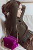 HERBERT LE MINI SOHNA VELOURS SILK - 玫红色 商品缩略图0